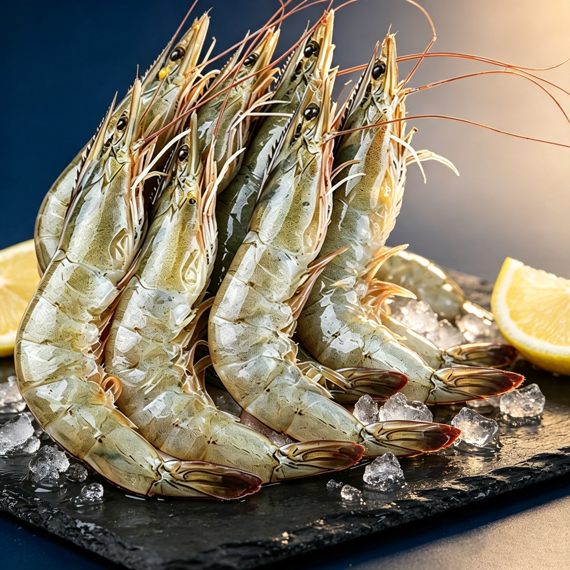 Wild Caught Whole Shell-on Prawns - 2