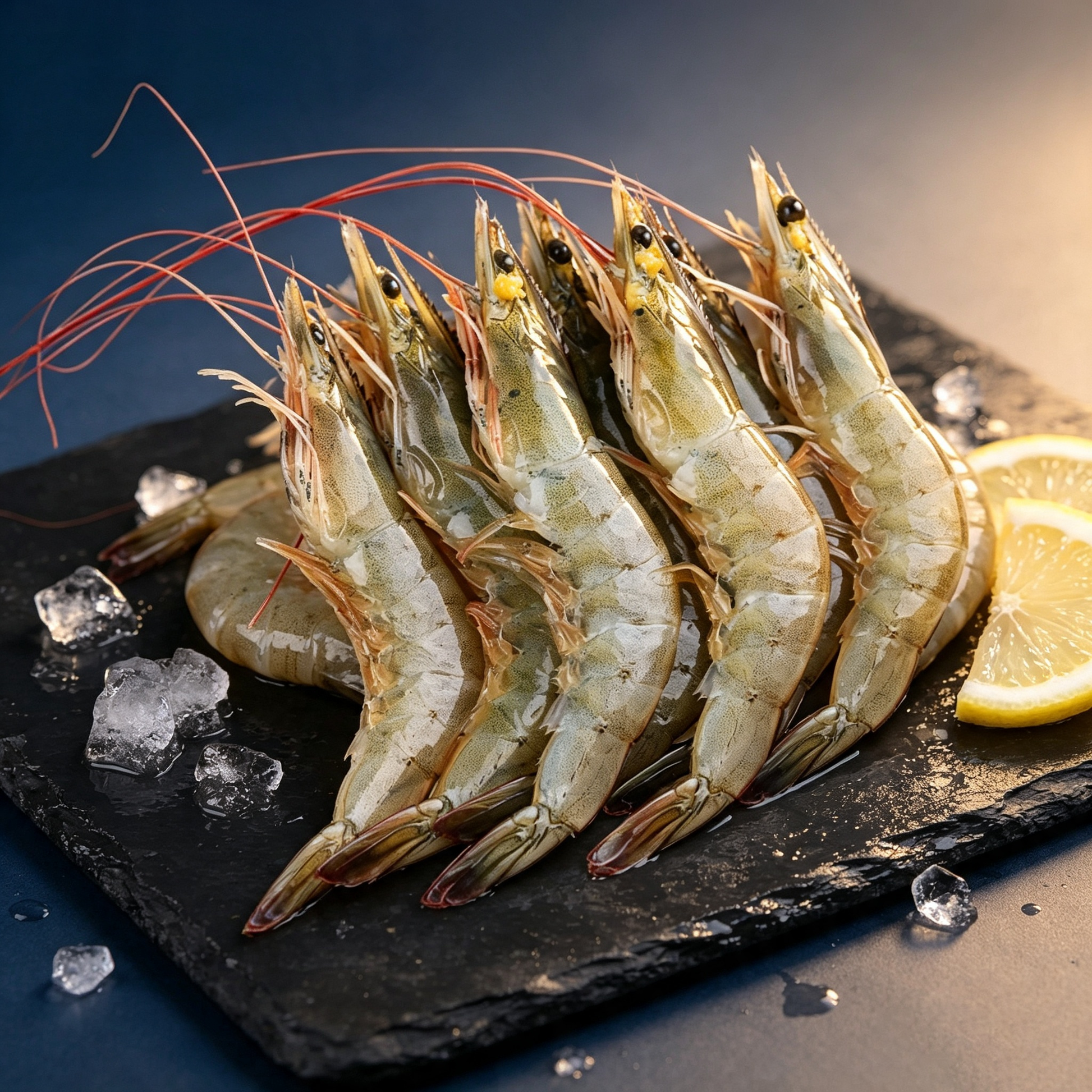 Wild Caught Whole Shell-on Prawns - 4